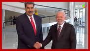 Lula recebe Nicolás Maduro no Palácio do Planalto