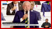 Lula diz que combate à desigualdade deve ter tanta prioridade quanto questão climática