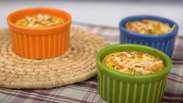 Pumpkin and beef soufflé