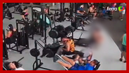 Aparelho de musculação despenca e atinge aluno em academia no Ceará