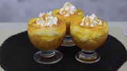 Easy and delicious creamy peach bowl