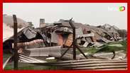 Tornado atinge cidade de Cascavel (PR) e deixa enorme rastro de destruição