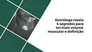 The nutritionist reveals 4 secrets to have more volume and muscle definition