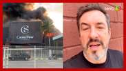 'Vamos reconstruir', diz fundador da Cacau Show após incêndio destruir fábrica no ES