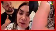 Vídeo mostra ex de Naiara Azevedo dando tapa em celular para parar gravação 