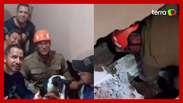 Dog frightened by fireworks, runs away and is rescued two days later after being trapped in vain among the houses of Paraíba