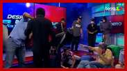 Homens armados invadem estúdio de TV no Equador