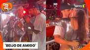 Carnaval 2024: Caio Castro e Alinne Rosa trocam beijos em trio elétrico: 'Somos amigos'