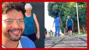 Teresina's physiotherapist moves the web after showing the evolution of the elderly patient