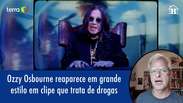 Ozzy Osbourne reaparece em grande estilo em vídeo sobre crack