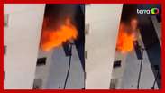 Incêndio atinge apartamento e deixa idosa morta em Águas Claras (DF)