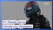 George Russell não se intimida com Verstappen: 'Corri contra o maior'