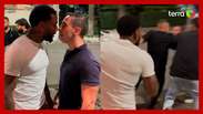 Nego do Borel is slapped by Otávio Mesquita's son during a fight in SP