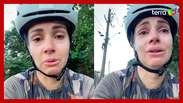 Ciclista se emociona ao relatar assédio durante atividade no RJ: ‘Mais uma vez’