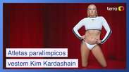 Atletas paraolímpicos vestem grife de Kim Kardashian