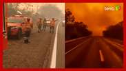 Incêndio no Pantanal: vídeos mostram o fogo se alastrando ao longo de rodovia do Mato Grosso do Sul
