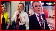 Ana Maria Braga shows the behind the scenes of a tribute to Silvio Santos