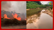 Rios secos, fogo e fumaça: vídeos mostram situação no Acre em meio às queimadas na Amazônia