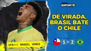 De virada, Brasil vence Chile e alivia pressão de Dorival 