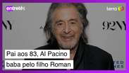 Pai aos 83 e já separado, Al Pacino baba pelo filho Roman