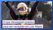 O que Verstappen precisa para ser campeão em Las Vegas