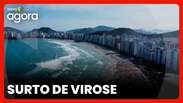 "Cenário era de guerra no hospital", diz turista que pegou virose no litoral de SP