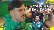 Maurício vive noite histórica com a camisa do Palmeiras