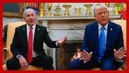 Ao lado de Netanyahu, Trump diz querer que os EUA assumam o controle da Faixa Gaza
