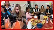 Angelina Jolie visits the NGO to San Paolo