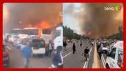 Incêndio atinge Jerusalém e principal rodovia de Israel é tomada por fumaça
