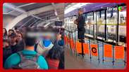 Passageiro morre prensado entre portas do metrô em São Paulo