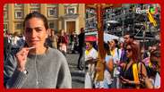 Tourists in Rome tell what they expect from the new Pope