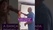 Paolla Oliveira celebrates her father's birthday with a video of the two #shorts dancing
