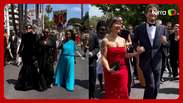 Equipe de 'O Agente Secreto' dança frevo no tapete vermelho de Cannes
