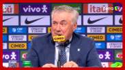 Ancelotti promete 'melhor versão' de Vini Jr na Seleção e compara atuação no Real Madrid: 'É muita pressão'