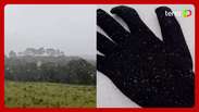 Região da Serra do Rio Grande do Sul registra neve e chuva congelada
