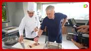 Carlo Ancelotti visits Granja Comary, barbecue test and praises the structure: 