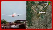 Monitoramento do FlightRadar24 mostra que avião caiu cerca de 8 minutos após decolar