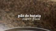 Pão de babata na frigideira