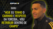 Dudu fala sobre reencontro com torcida do Galo e promete retribuir carinho em campo
