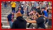 Botafogo and PSG fans are still involved in the stadium