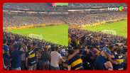 Veja momento do gol do Boca da arquibancada