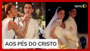 Giovanna Lancellotti e Gabriel David se casam no Rio de Janeiro
