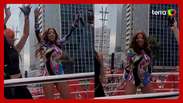 Ludmilla agita multidão na Parada do Orgulho LGBT