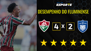 Desempenho do Fluminense na vitória de 4 a 2 em cima do Ulsan