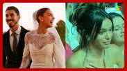 Bruna Marquezine viralizes by competing for a wedding bouquet with Giovanna Lancellotti and Gabriel David