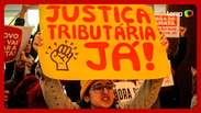 Ativistas invadem prédio do Itaú em protesto por ‘justiça tributária’ e ‘taxação dos super-ricos'