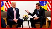 Trump volta a defender Bolsonaro e pede que 'deixem o grande ex-presidente em paz'