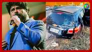 The new video shows the cars of the Fabiano singer destroyed after an accident in Minas Gerais