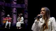 Last look at the prete Gil went on stage in a show next to his father, Gilberto Gil, in SP